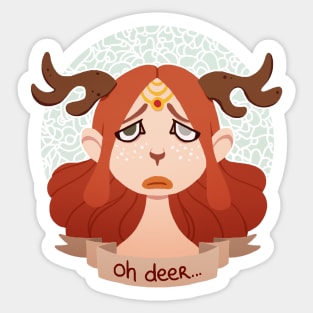 Oh Deer Sticker